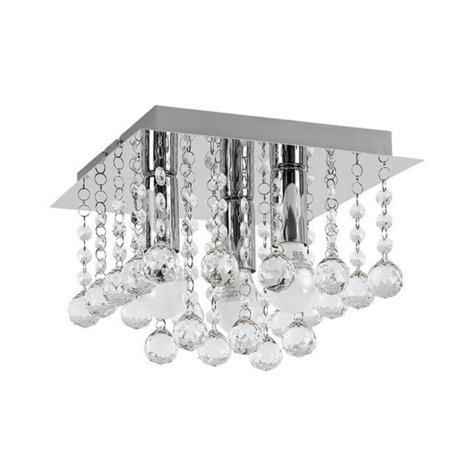CORINNA STROPNA SVJETILJKA CHROME/TRANSPARENT 3x E14/40W/IP20 (2617)