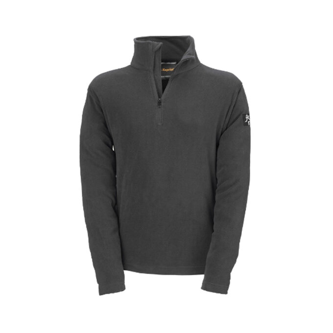 KAPRIOL MAJICA OD MIKROFLISA HALF-ZIP WOLF SIVA
