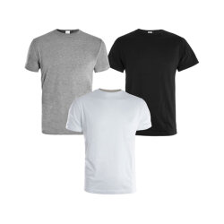 KAPRIOL SET MAJICA KRATKIH RUKAVA SIVA + BIJELA + CRNA, 3 kom