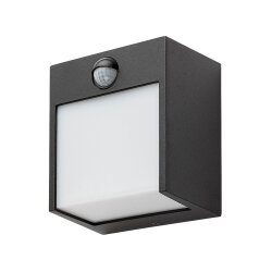 BALIMO VANJSKA LED ZIDNA SVJETILJKA + SENZOR 12W/560lm/4000K/IP54 CRNA - Slika 1