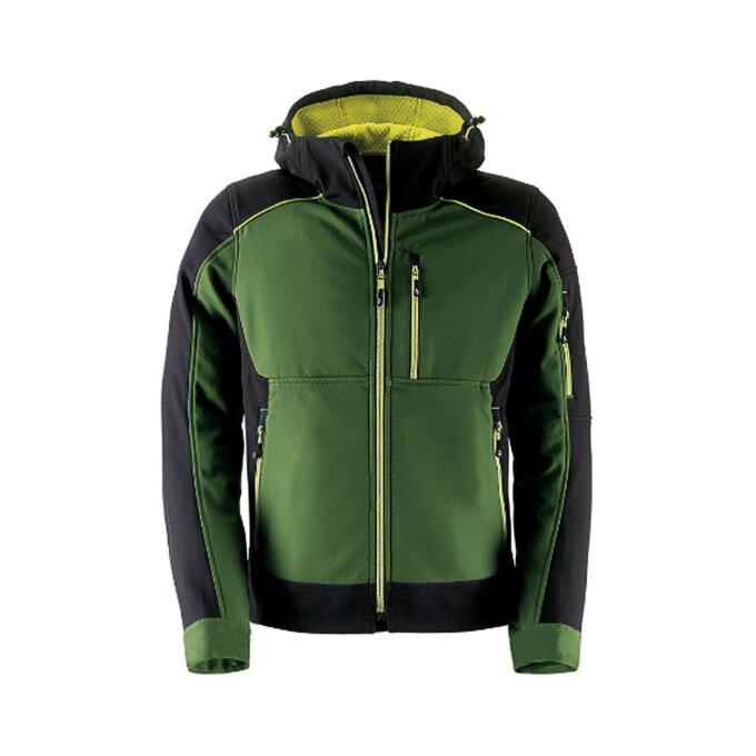 KAPRIOL SOFTSHELL JAKNA DYNAMIC ZELENA