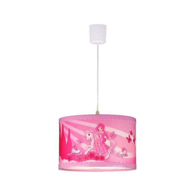 STROPNA SVJETILJKA PRINCESS ROZA 1 x E27/60W/IP20 (16615)