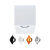 DOWNLIGHT RETTANGOLARE R+ ALU WHITE 130 x 96 mm GU10/40W