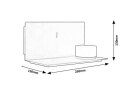 ARANZO ZIDNA LED SVJETILJKA 6W/3000K/230lm/IP20