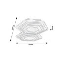 BITSI ZIDNA LED SVJETILJKA 44W/3000-6000K/1600lm/IP20