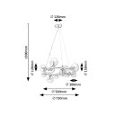 ASLOV VISILICA 11x G9/28W/IP20