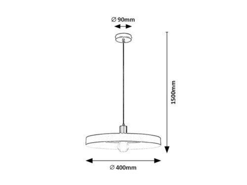 ALATAR VISILICA 1x E27/40W/IP20