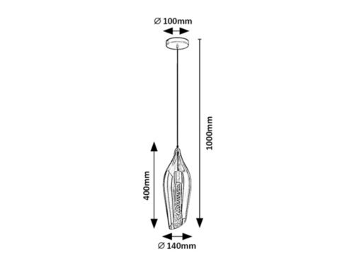 BELLINI VISILICA 1x E27/60W/IP20