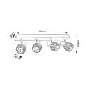 ABERAMA SPOT REFLEKTOR 4x E14/10W/IP20