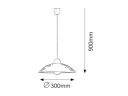 BLOOMY VISILICA 1x E27/60W/IP20