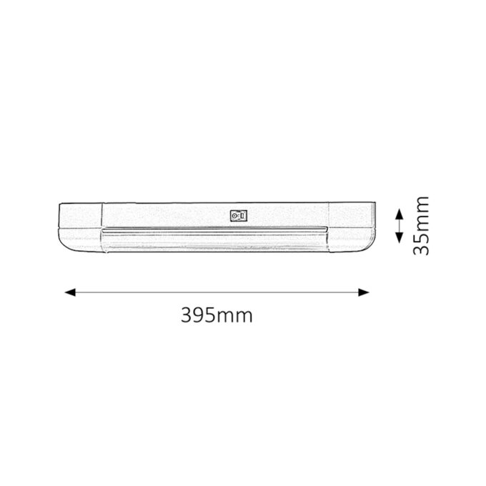 BAND LIGHT SVJETILJKA ZA POLICE T8 1x G13/10W/630lm/2700K