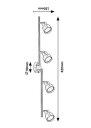 BLAKE SPOT REFLEKTOR 4x GU10/50W/IP20