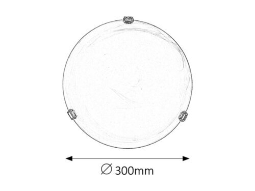 ALABASTRO PLAFONJERA 1x E27/60W/IP20