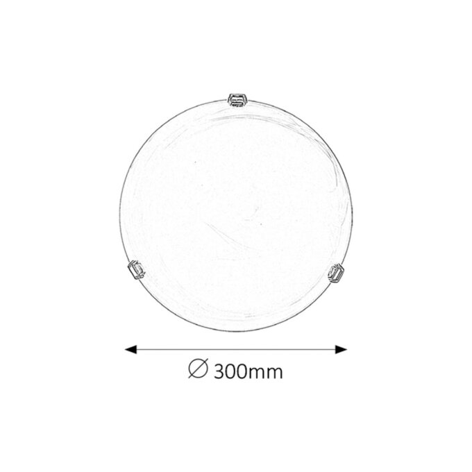 ALABASTRO PLAFONJERA 1x E27/60W/IP20