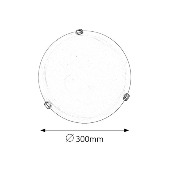 ALABASTRO PLAFONJERA 1x E27/60W/IP20