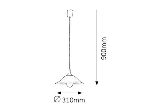 ALABASTRO VISILICA 1x E27/60W/IP20