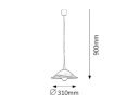 ALABASTRO VISILICA 1x E27/60W/IP20