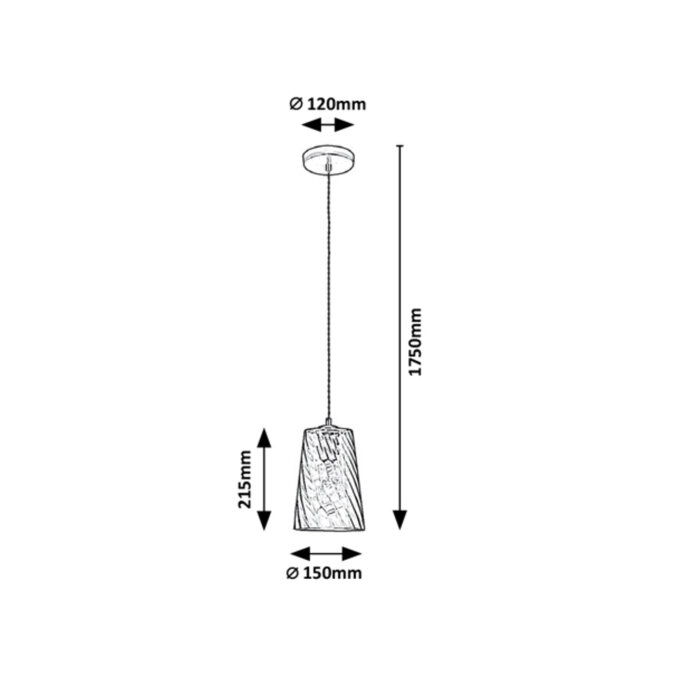 AZURINE VISILICA 1x E27/40W