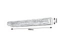 ABBEY KUPAONSKA LED ZIDNA SVJETILJKA KROM 2x 5W/3000K/900lm/IP44