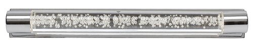 ABBEY KUPAONSKA LED ZIDNA SVJETILJKA KROM 2x 5W/3000K/900lm/IP44