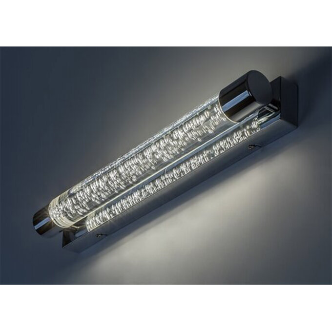 ABBEY KUPAONSKA LED ZIDNA SVJETILJKA KROM 2x 5W/3000K/900lm/IP44