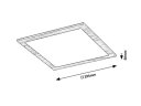 ALMOND STROPNA LED SVJETILJKA 12W/4000K/1260lm/IP20