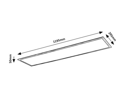 ALMOND STROPNA LED SVJETILJKA 40W/4000K/4200lm/IP20
