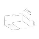 BONA VANJSKA LED  ZIDNA SVJETILJKA 2x 4,5W/678lm/4000K/IP54