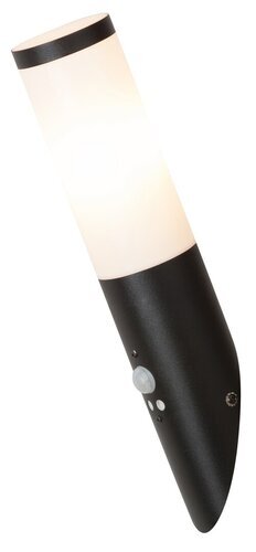 BLACK TORCH VANJSKA ZIDNA SVJETILJKA + SENZOR 1x E27/25W/IP44