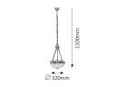 ANNABELLA LUSTER 2x E27/60W/IP20