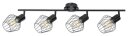 BELANO REFLEKTOR BLACK 4x E27/40W/230V (3537)