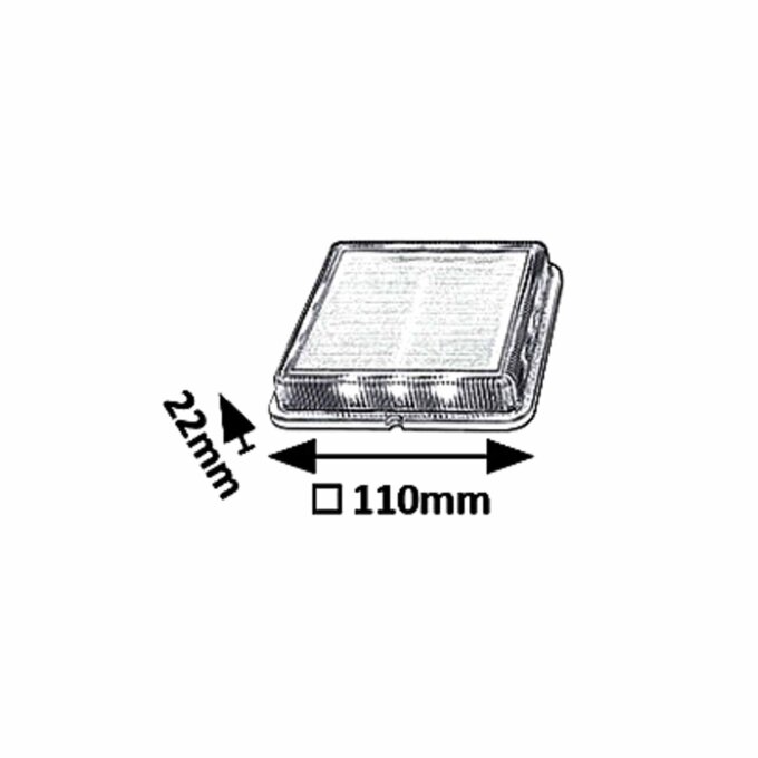 BILBAO LED SOLARNA SVJETILJKA 1,5W/230V (8104)