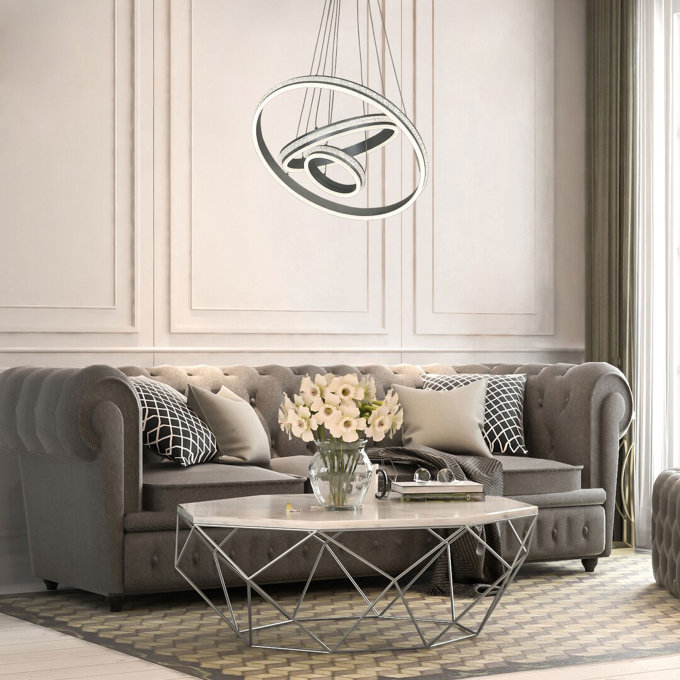 AVALON LED VISILICA BRUSHED ALUMINIUM/WHITE 75W/4730lm/4000K (2230)