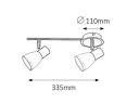 ATI SPOT REFLEKTOR 2x E14/40W/230V (5977)