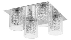 DUCHESS STROPNA SVJETILJKA KROM/TRANSPARENTNO 4x G9/40W/IP20 (3115)