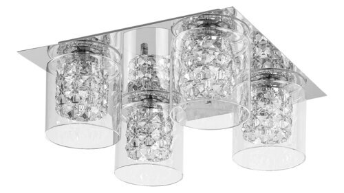 DUCHESS STROPNA SVJETILJKA KROM/TRANSPARENTNO 4x G9/40W/IP20 (3115)