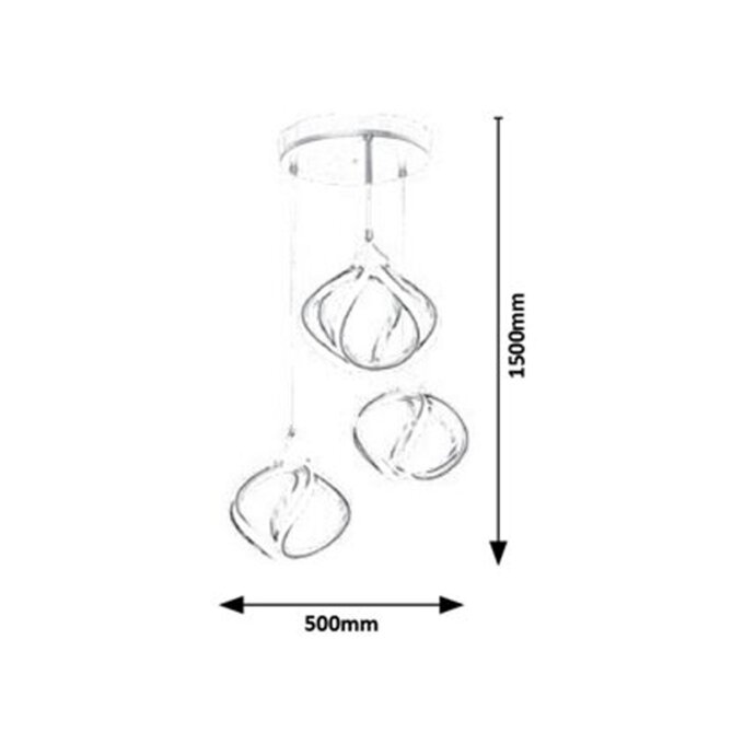 AMBROSIO LED VISILICA BROWN 50W/3400lm/230V/3000K (5693)