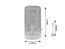 BOOGIE STOLNA SVJETILJKA BEECH/BLACK 1x E14/25W/230V (3180)