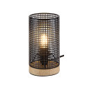 BOOGIE STOLNA SVJETILJKA BEECH/BLACK 1x E14/25W/230V (3180)