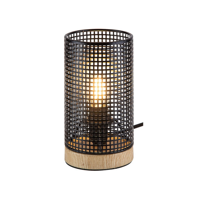BOOGIE STOLNA SVJETILJKA BEECH/BLACK 1x E14/25W/230V (3180)