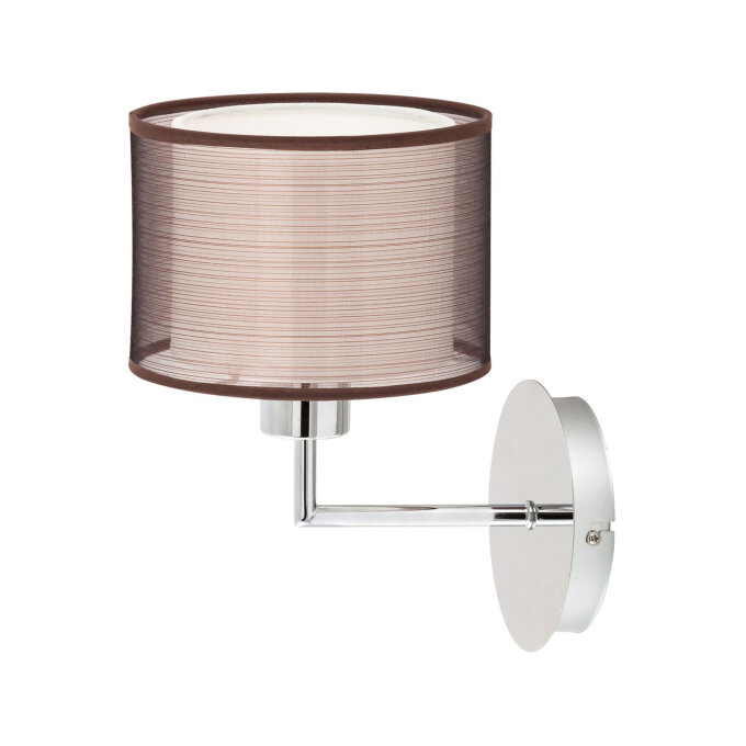 ANASTASIA ZIDNA SVJETILJKA CHROME/WHITE/GOLD 1x E27/60W/230V (2628)