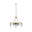 ANNABELLA LUSTER BRONZE/WHITE 3x E14/40W + 2x E27/60W (8633)