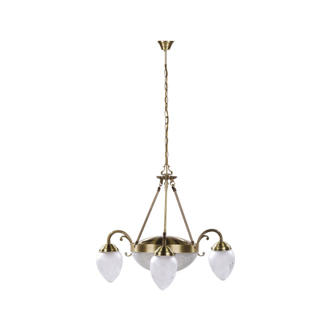 ANNABELLA LUSTER BRONZE/WHITE 3x E14/40W + 2x E27/60W (8633)