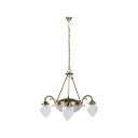 ANNABELLA LUSTER BRONZE/WHITE 3x E14/40W + 2x E27/60W (8633)