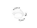 ATTICHUS LED STROPNA SVJETILJKA 5W/4000K/IP44 (75001)