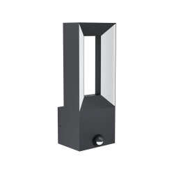 VANJSKA ZIDNA LED SVJETILJKA SENZOR SCHWARZ/WS "RIFORANO" 2x 5W/1100lm/3000K/IP44 (98726)