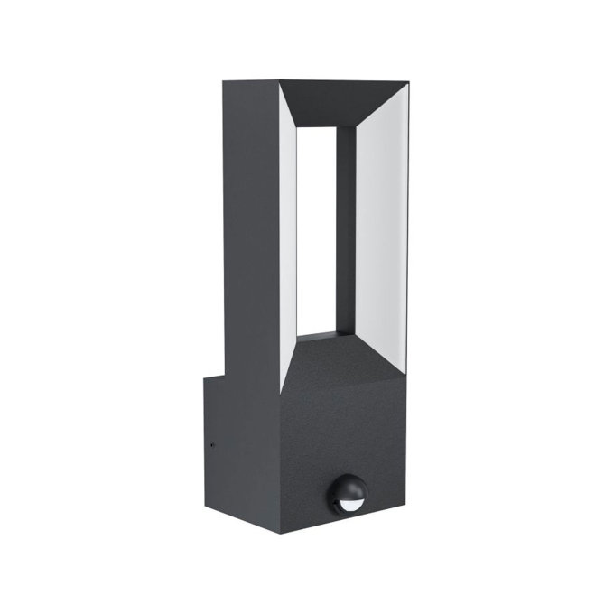 EGLO VANJSKA ZIDNA LED SVJETILJKA SENZOR SCHWARZ/WS "RIFORANO" 2x 5W/1100lm/3000K/IP44 (98726)