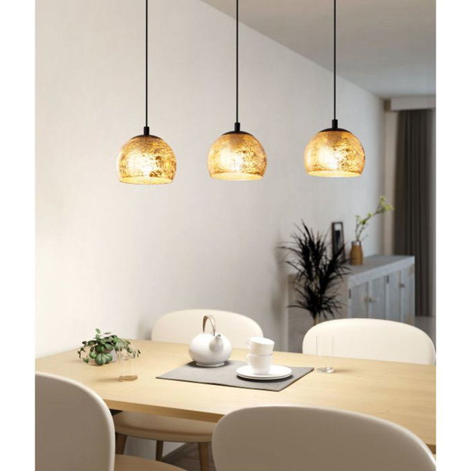 EGLO VISILICA CRNA/ZLATNA fi 780 mm 3x E27/40W (98525)