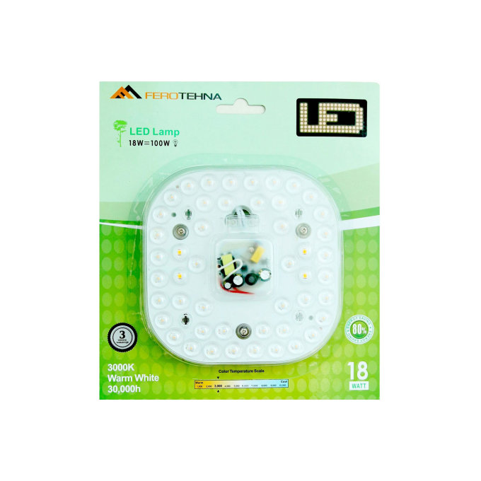 LED MODUL BLISTER 18W/1500lm/3000K (00001412)