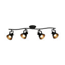 BLACK REFLECTION SPOT REFLEKTOR 4x E14/40W (01845)